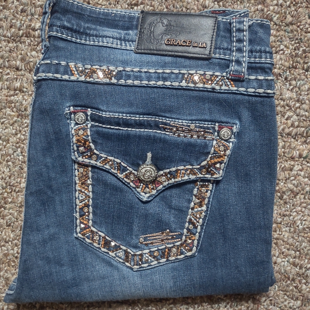 Grace In LA Easy Skinny 30x31